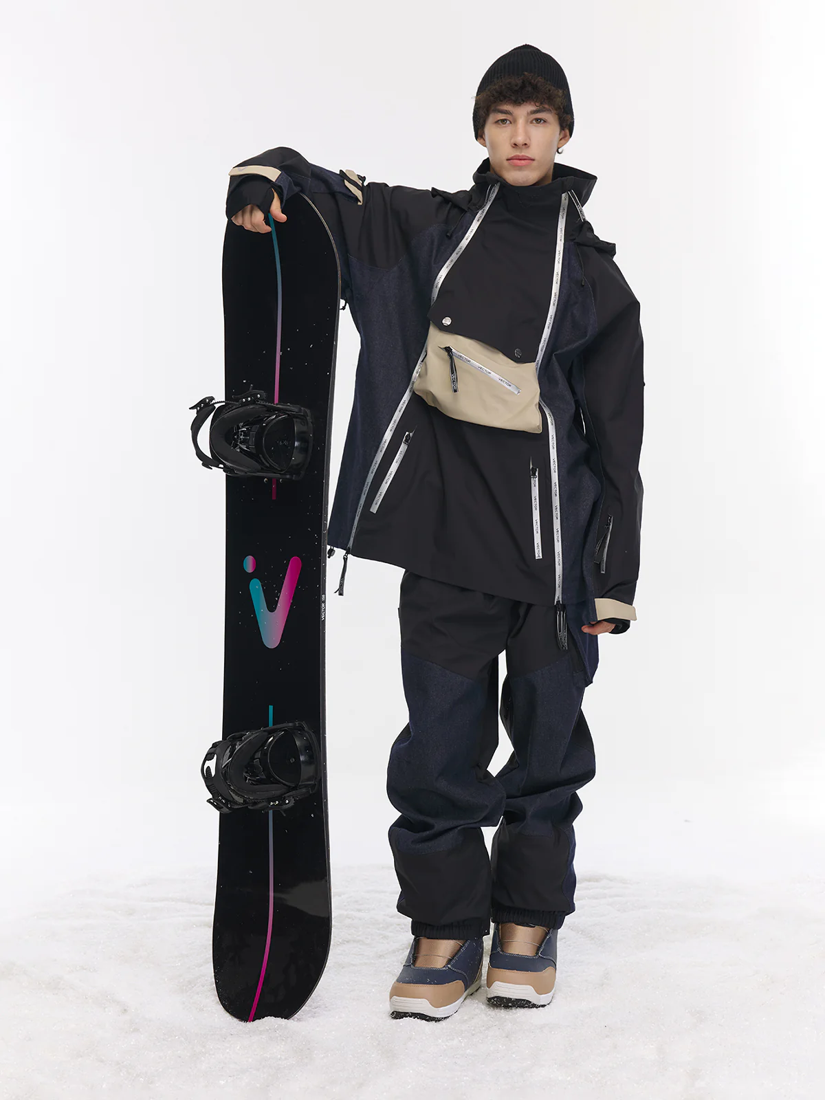 Men's 3L Snowpark Classic Patchwork Pants - Image 3