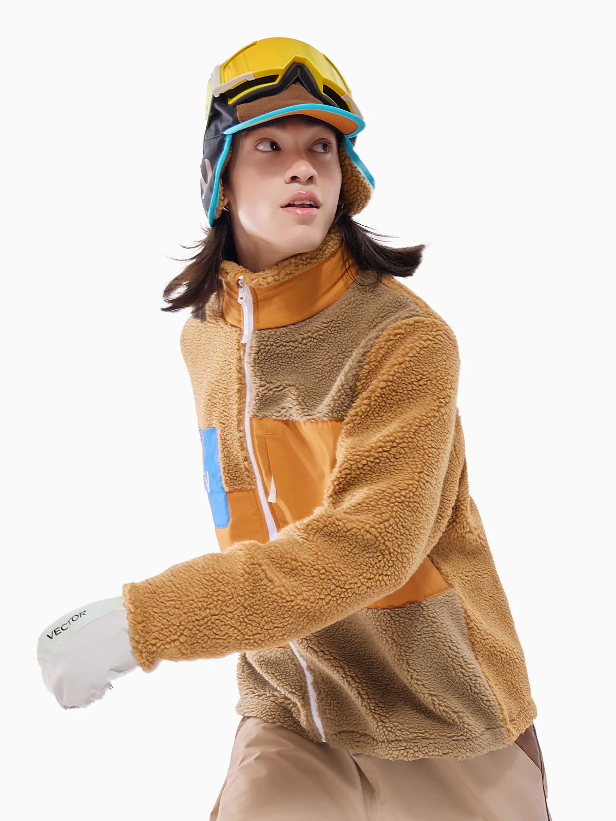 Men's Patch Darn Fleece Jacket - Image 4