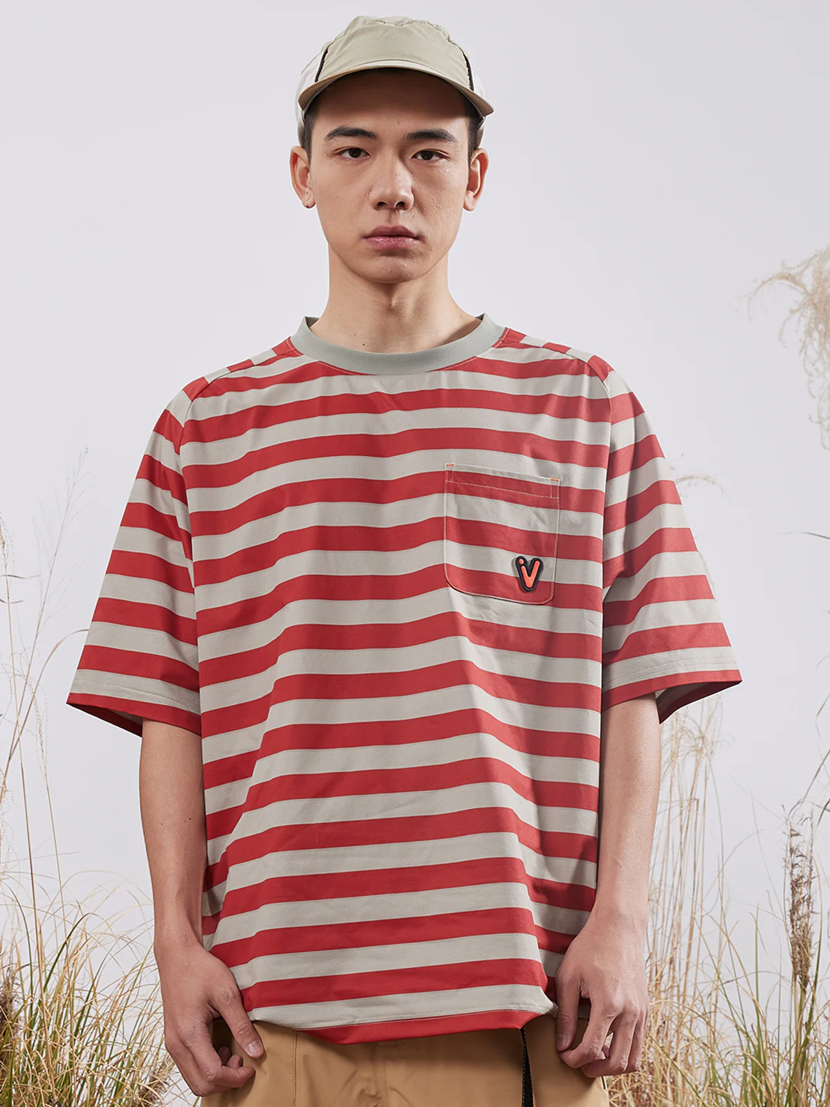 Men's Quick Dry Easy-Care Stripe Tee