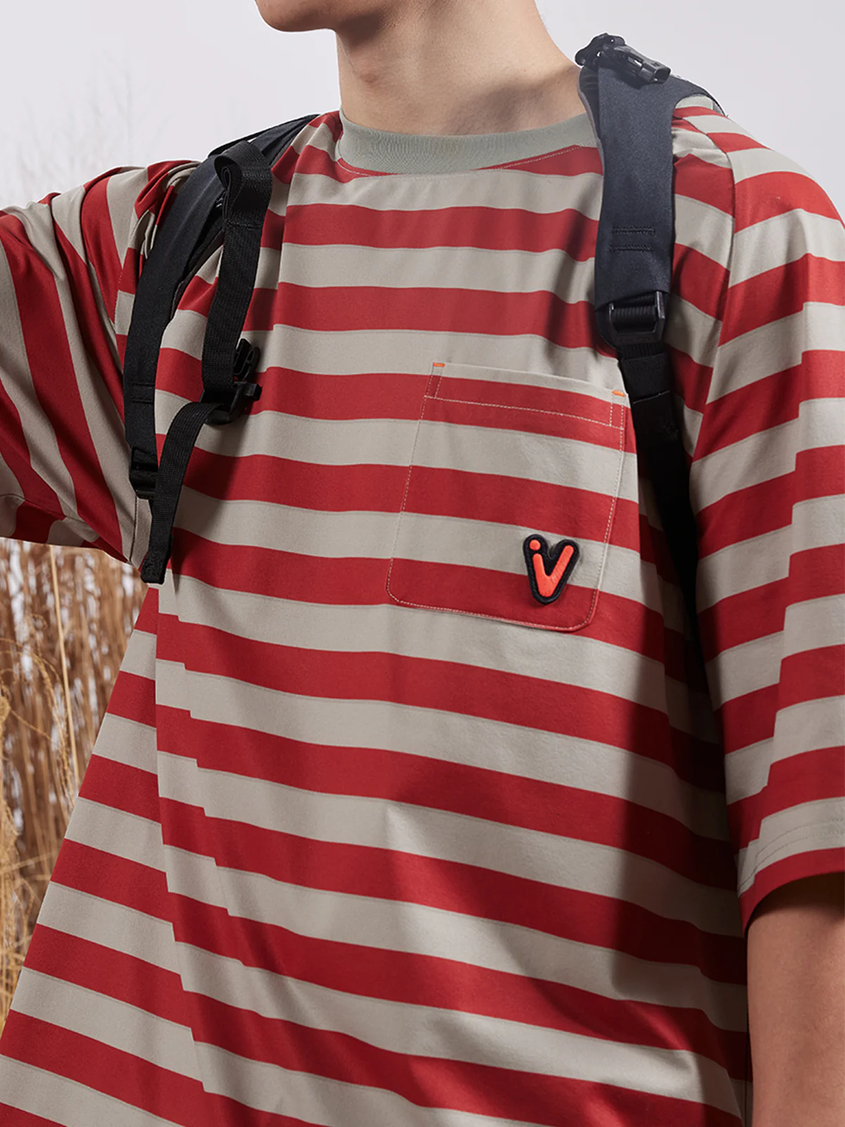 Men's Quick Dry Easy-Care Stripe Tee - Image 10