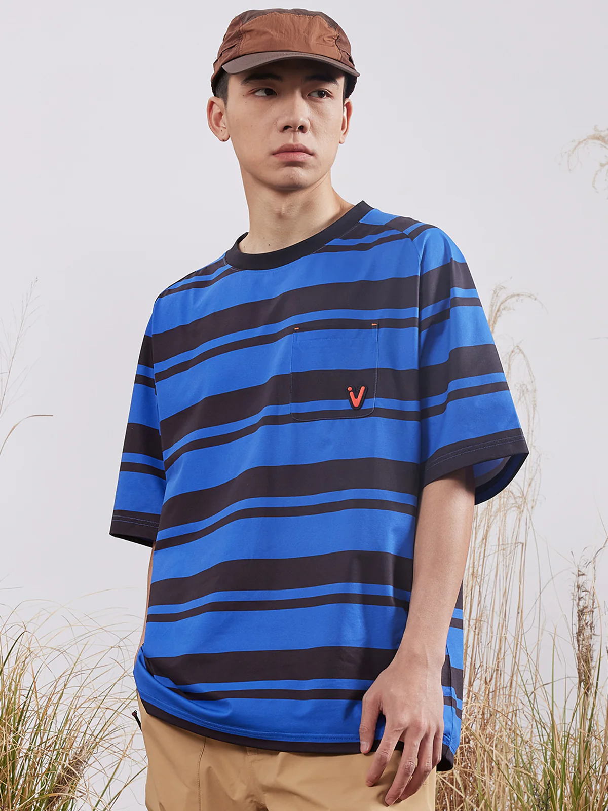 Men's Quick Dry Easy-Care Stripe Tee - Image 14
