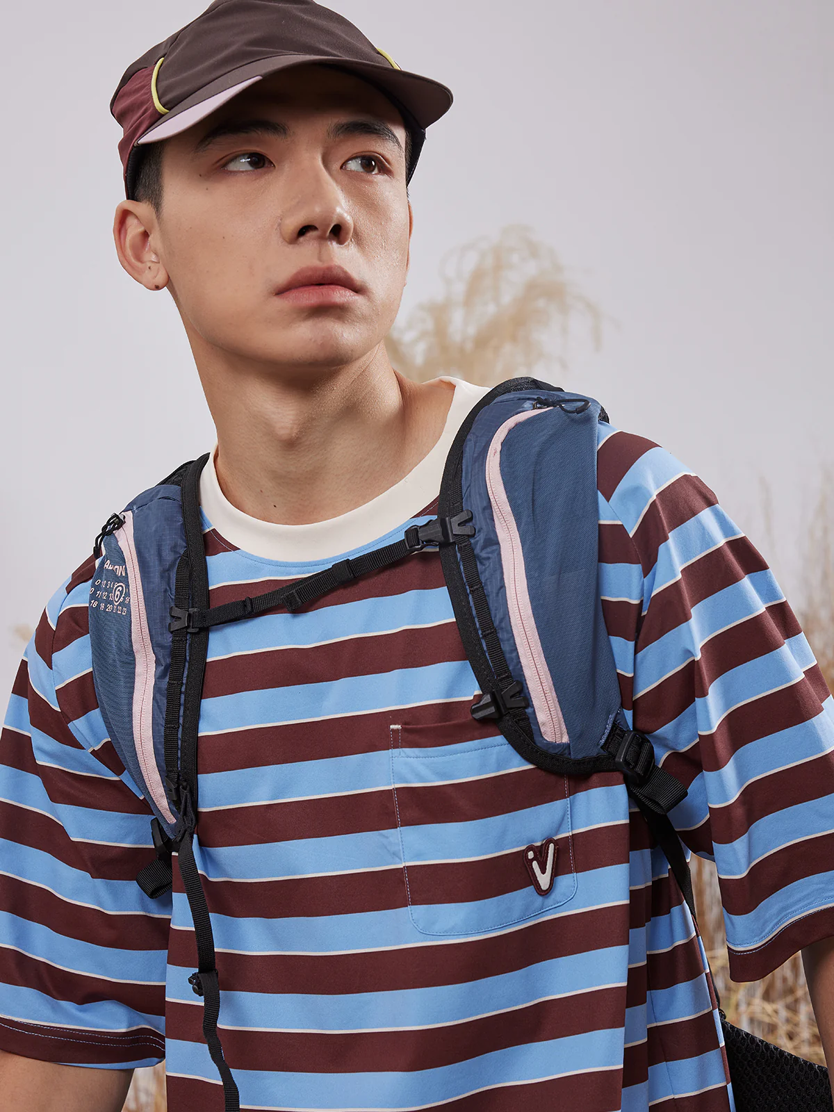 Men's Quick Dry Easy-Care Stripe Tee - Image 26