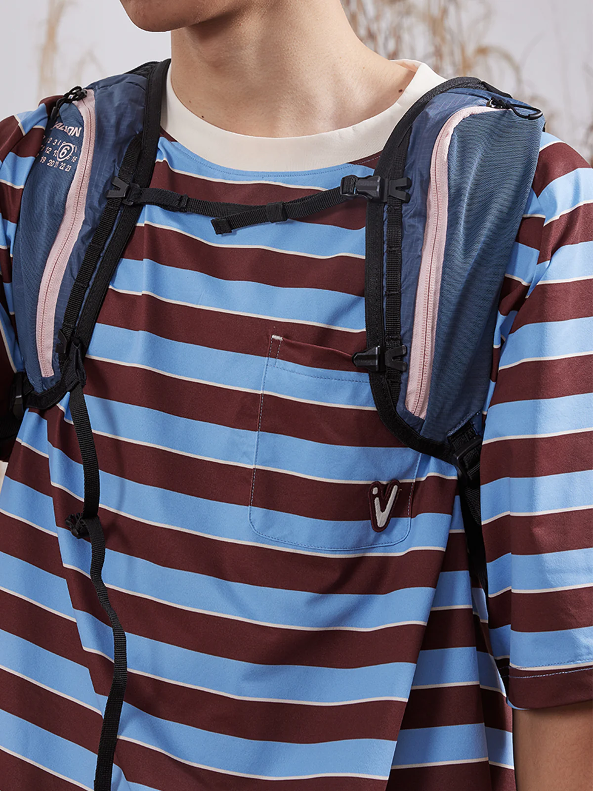 Men's Quick Dry Easy-Care Stripe Tee - Image 27