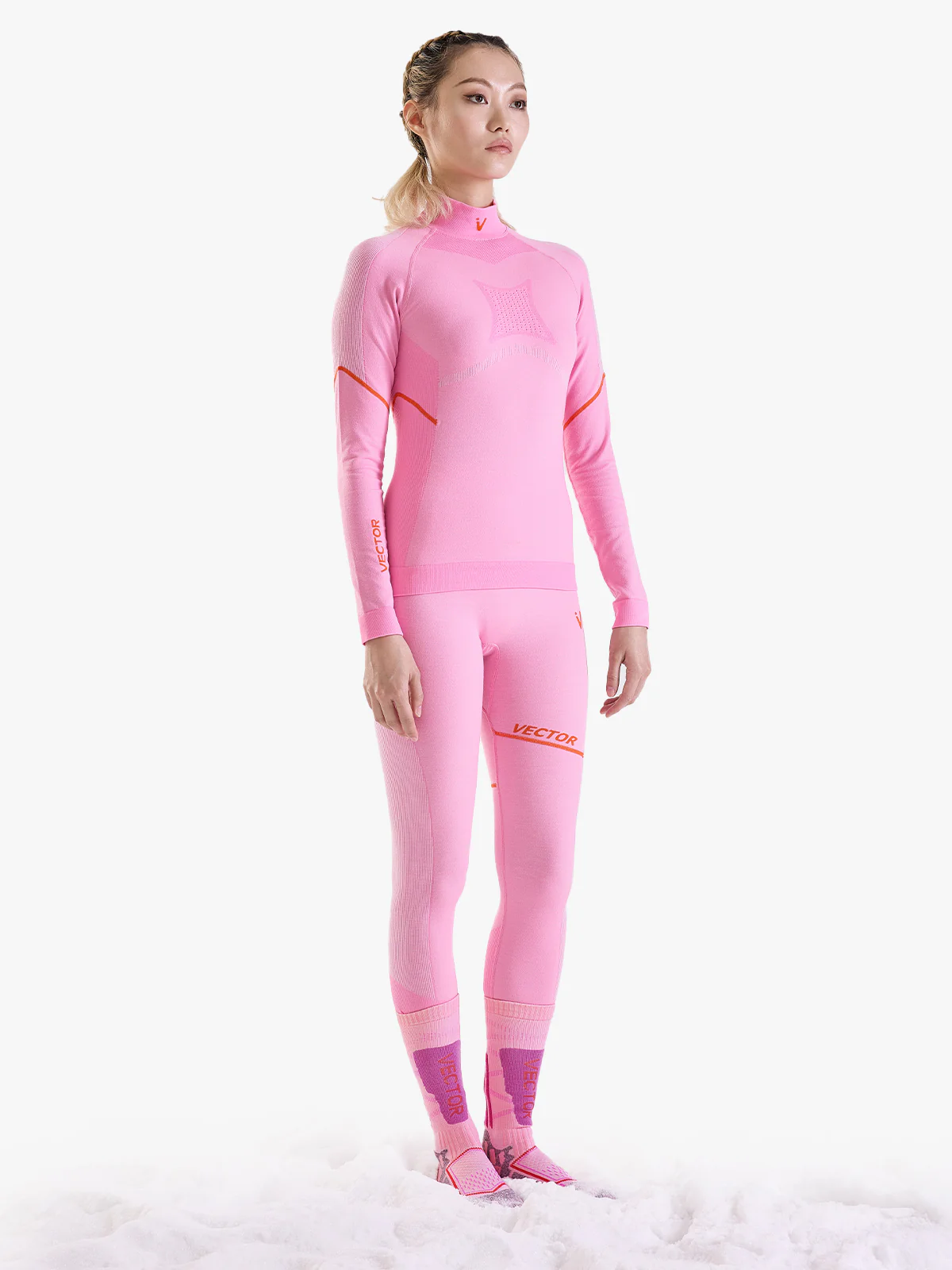 Women's Montagne Wool Seamless Base Layer Top - Image 3