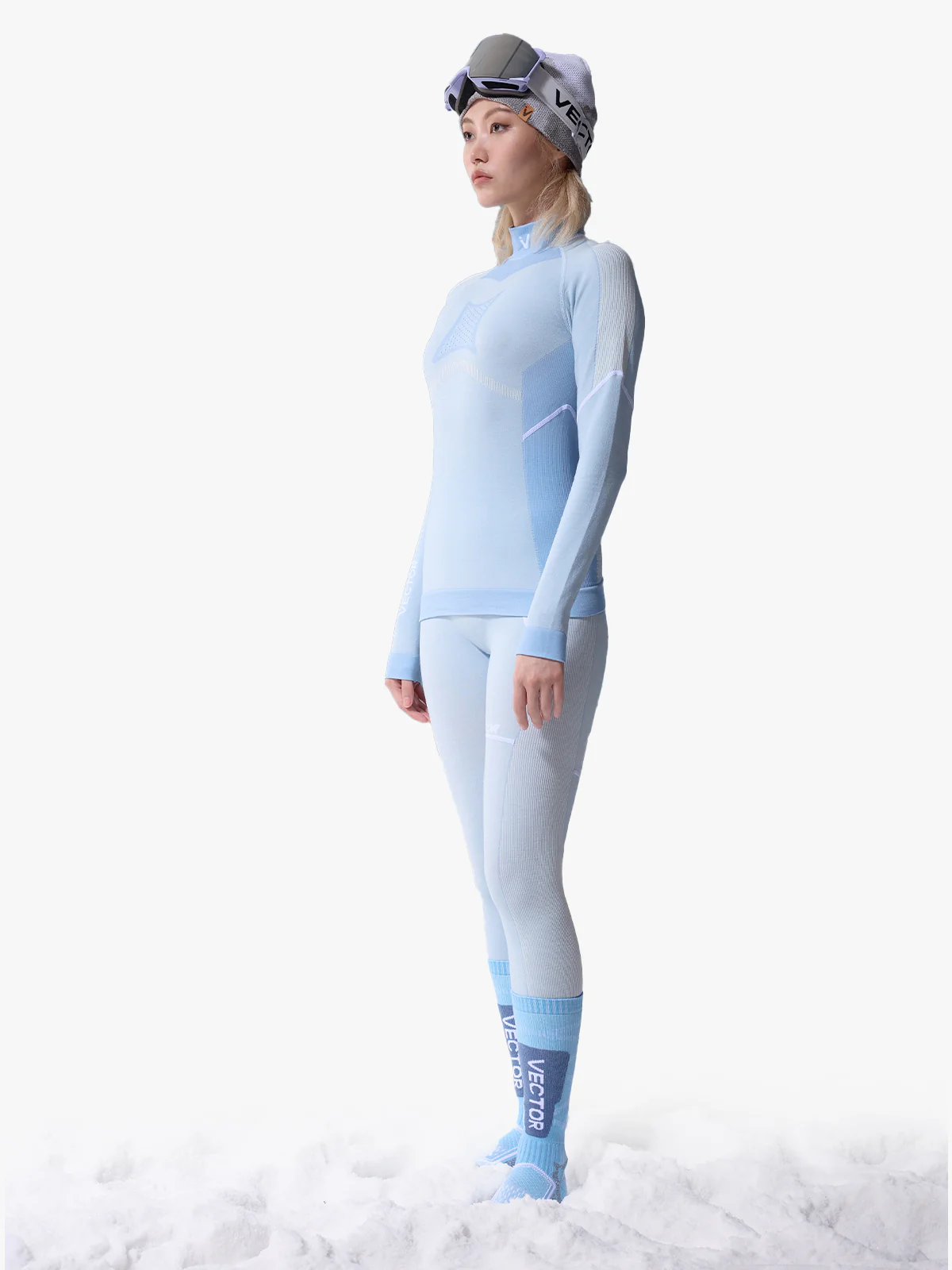 Women's Montagne Wool Seamless Base Layer Top - Image 3