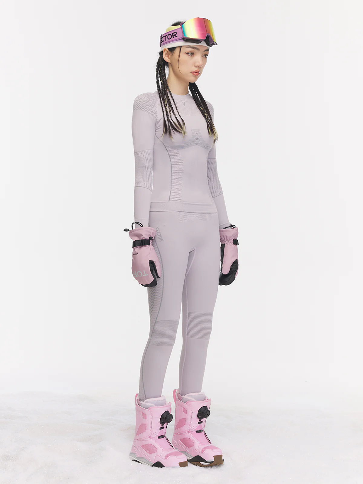 Women's Pastel Seamless Base Layer Set - Image 4