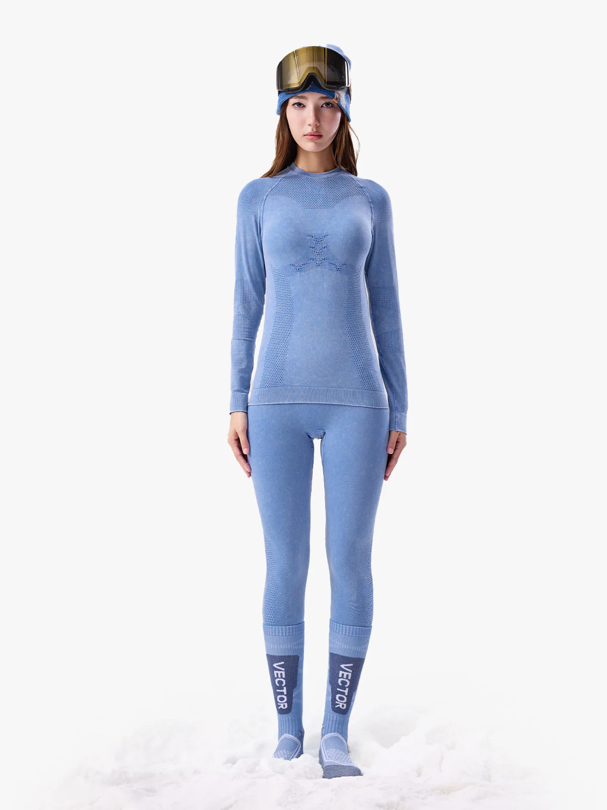 Women's Pastel Seamless Base Layer Set - Image 3