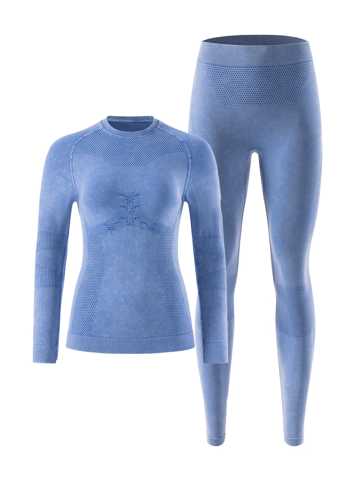 Women's Pastel Seamless Base Layer Set - Image 5