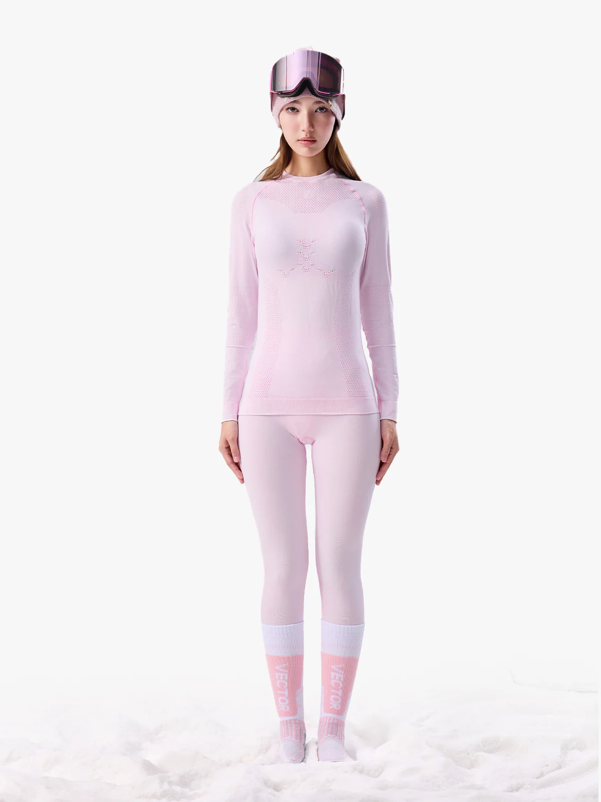 Women's Pastel Seamless Base Layer Set - Image 3