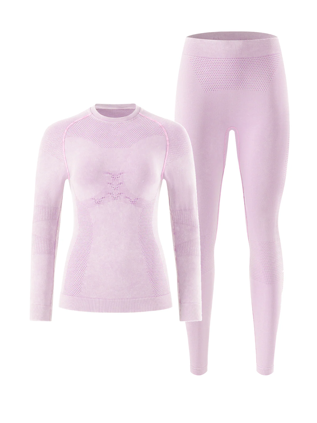 Women's Pastel Seamless Base Layer Set - Image 5