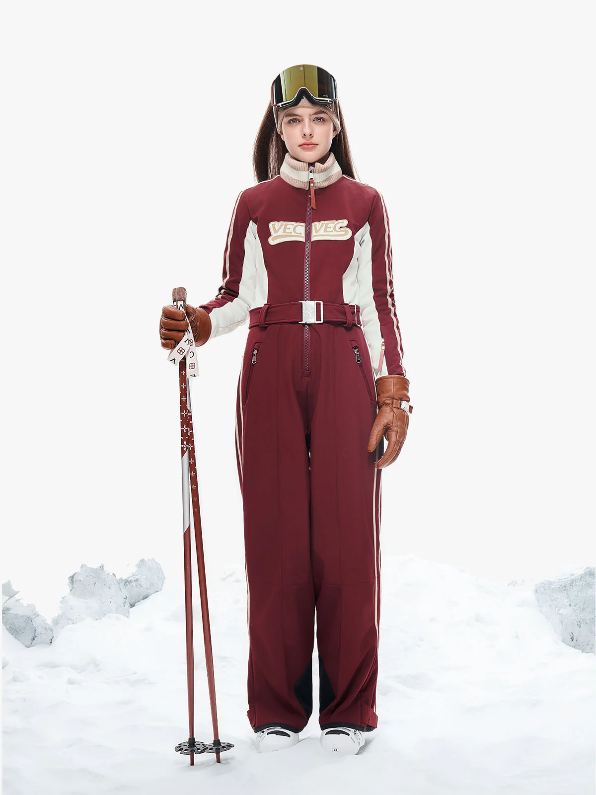 Retro Preppy Ski Suit - Image 3