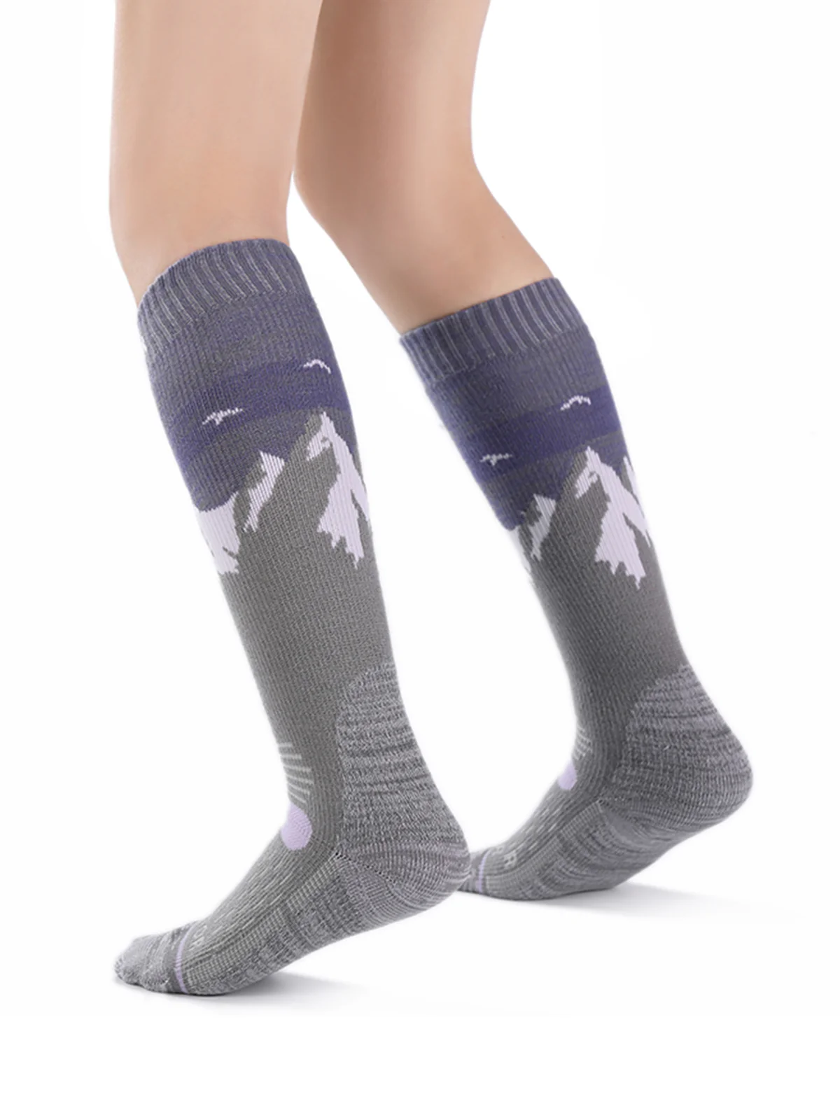 Women's Cushion Snowberg Wool Socks - Image 8