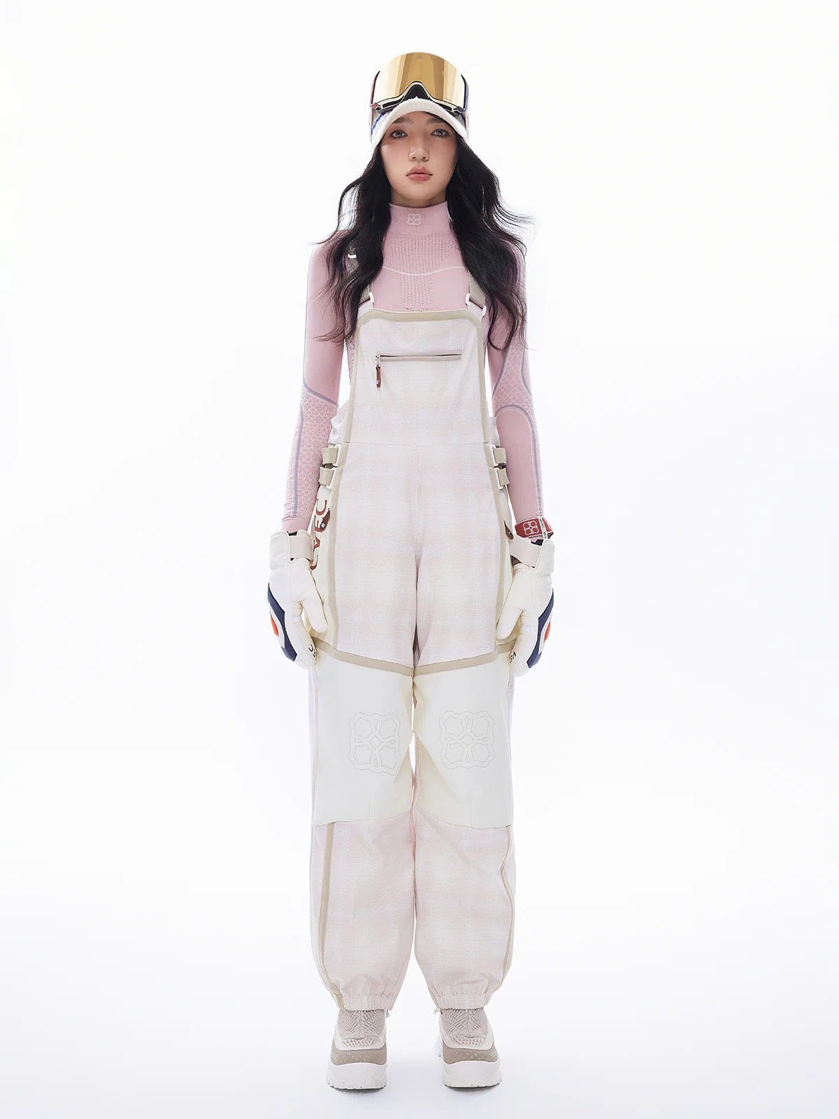Tweed Bib Pants - Image 2