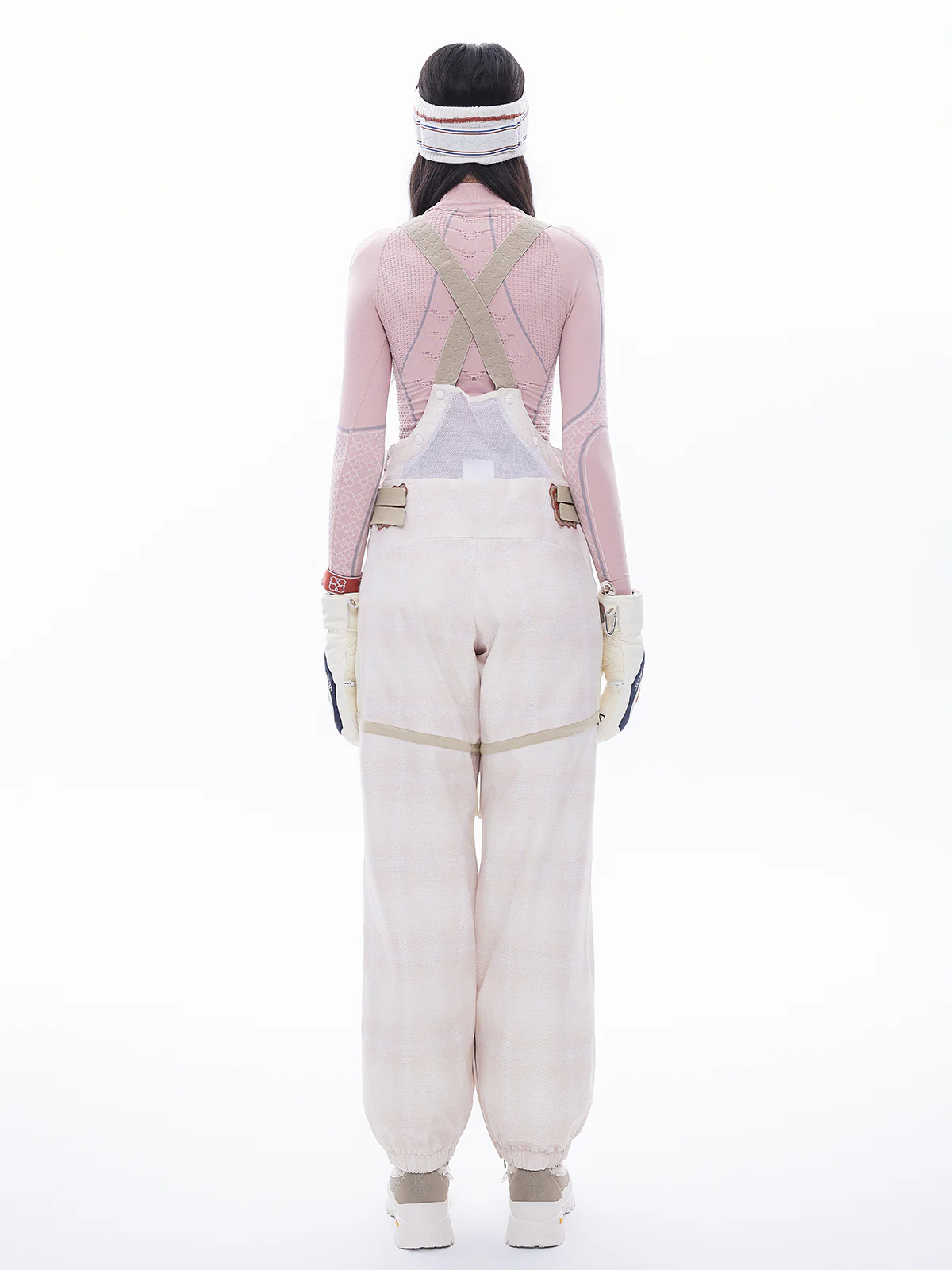 Tweed Bib Pants - Image 3