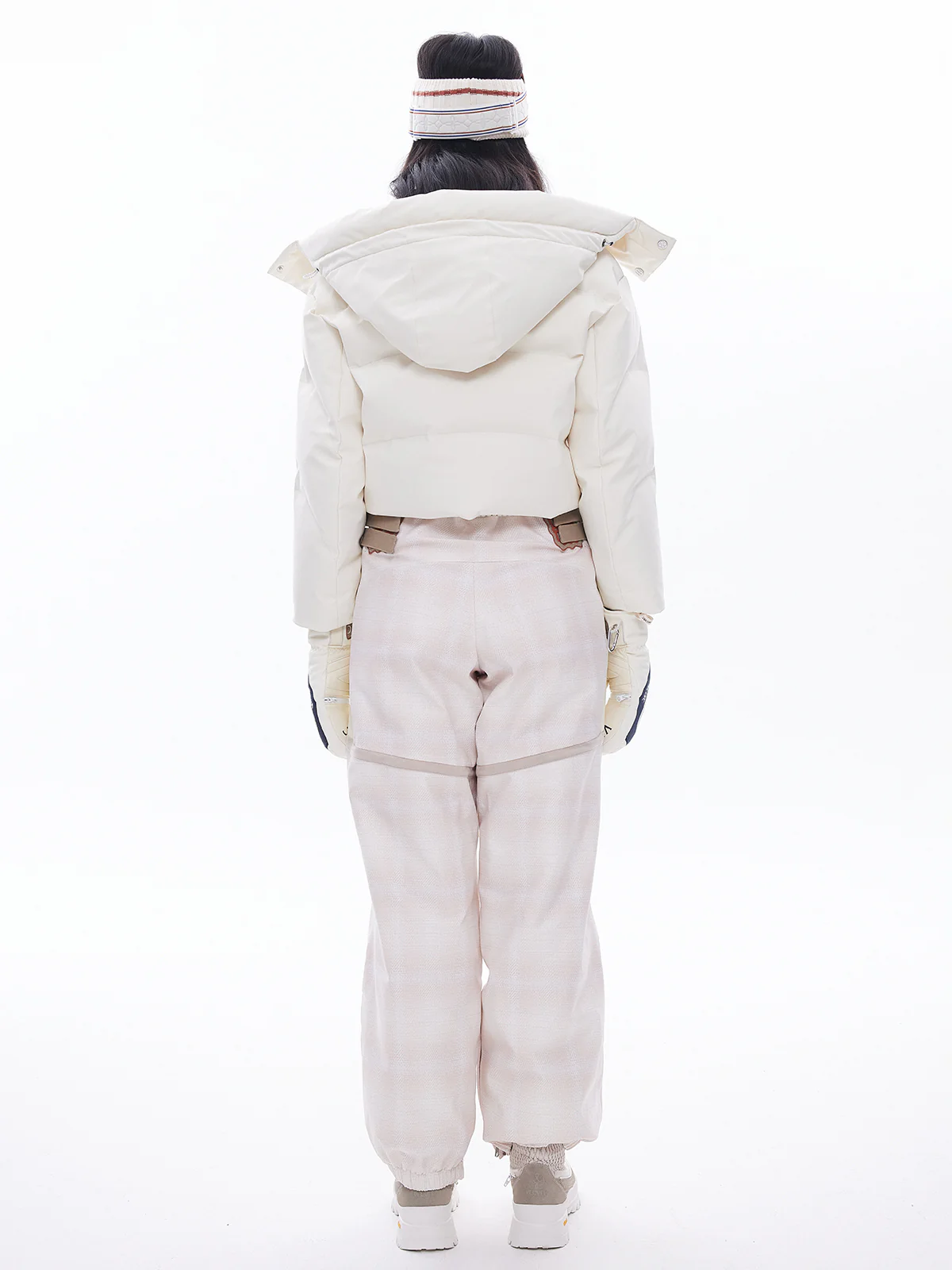 Tweed Bib Pants - Image 6