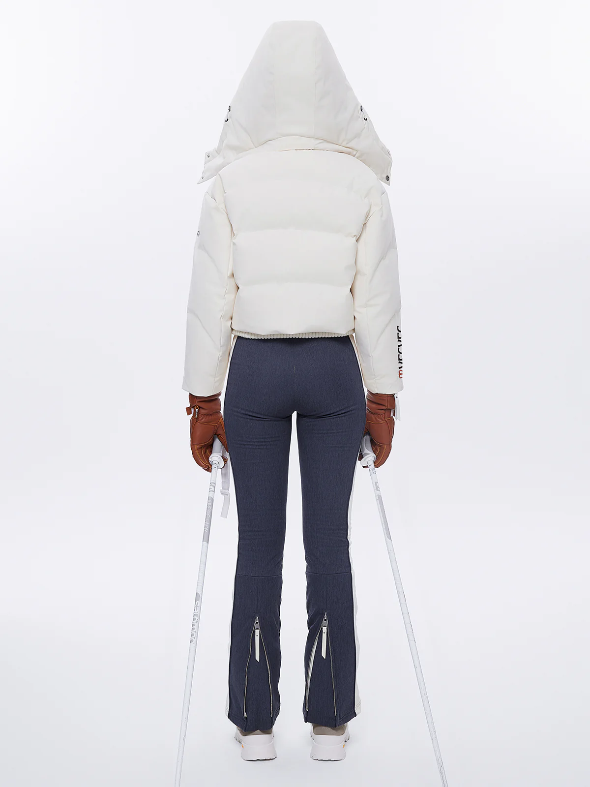 Tweed Cropped Puffer Jacket - Image 8