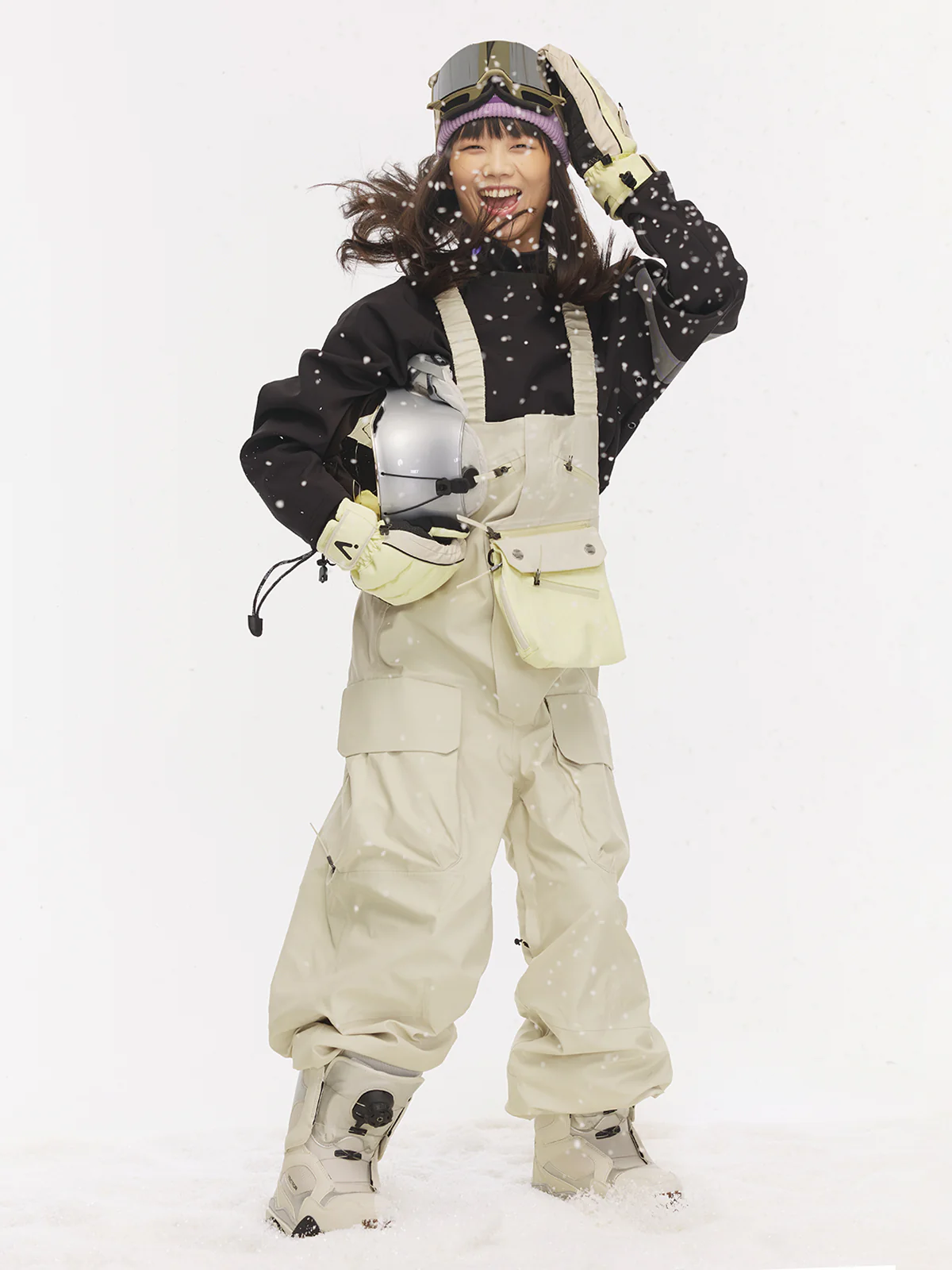 3L Snowpark Detachable Pocket Bib Pants - Image 3
