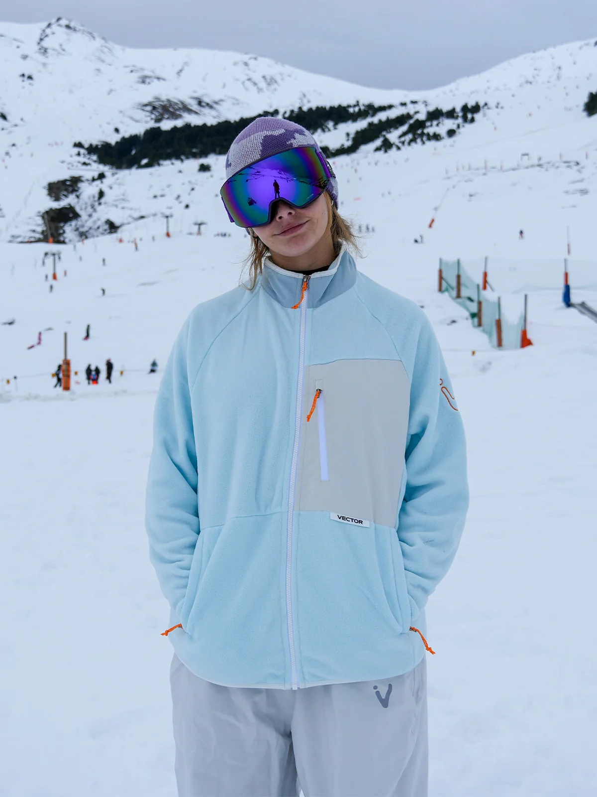 Women's Block Mid-Layer Fleece
