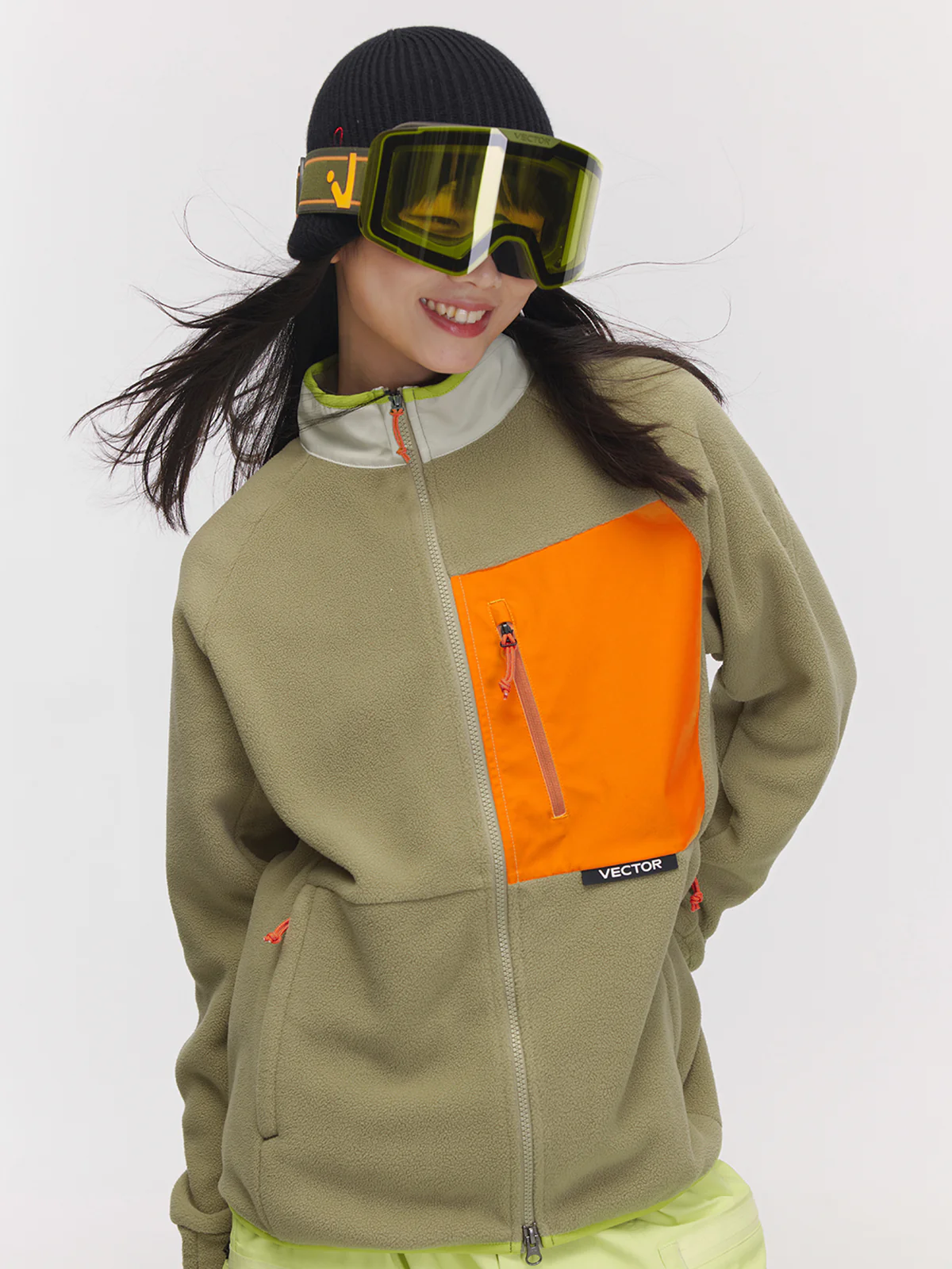 Women's Block Mid-Layer Fleece - Image 3