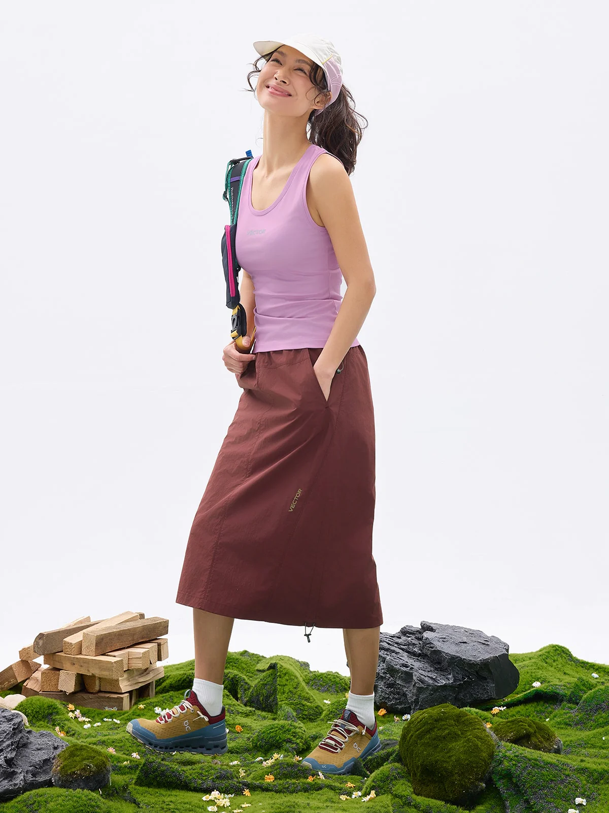 Women's Fern Sports Vest UPF50+ - Image 3