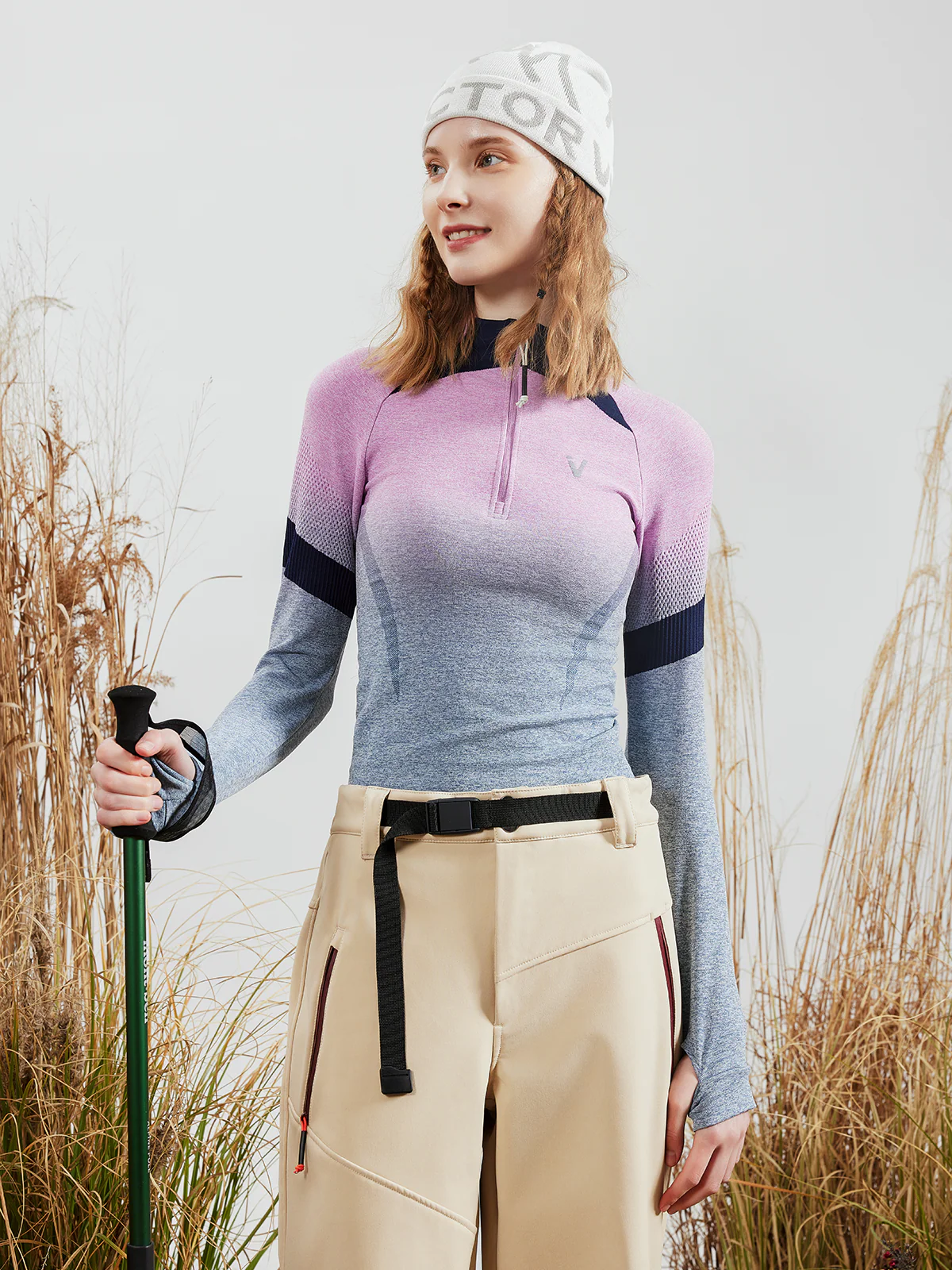 Women's Ombre Seamless Long Sleeve Top - Image 21