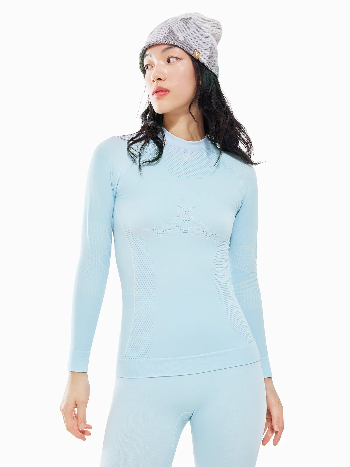 Women's Pastel Seamless Base Layer Set - Image 3