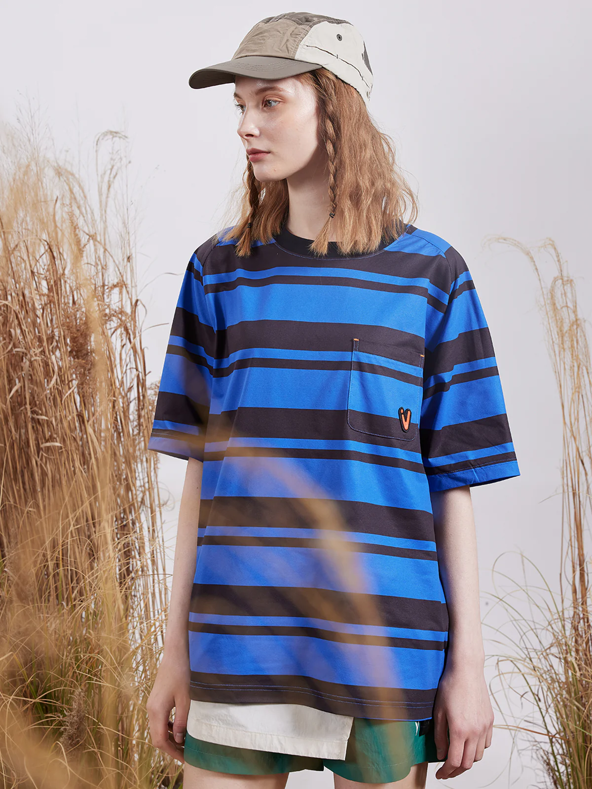 Women's Quick Dry Easy-Care Stripe Tee - Image 11