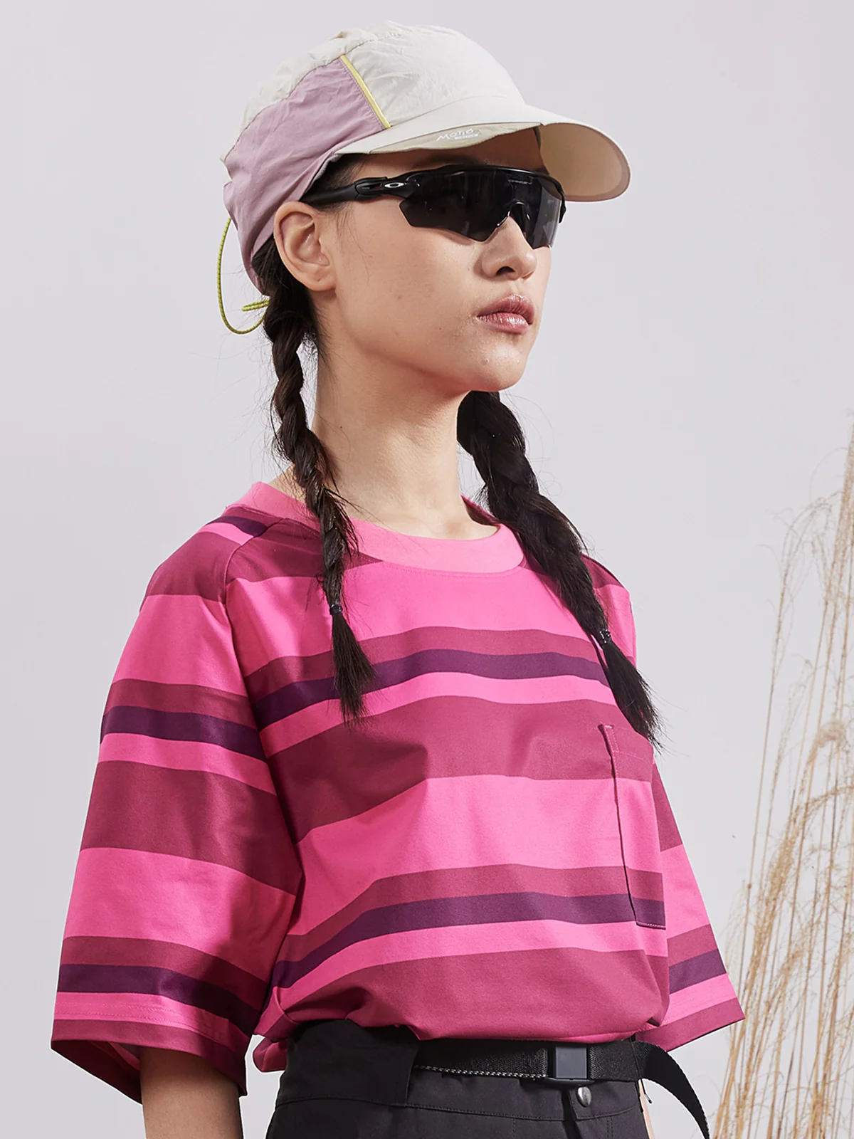 Women's Quick Dry Easy-Care Stripe Tee - Image 15