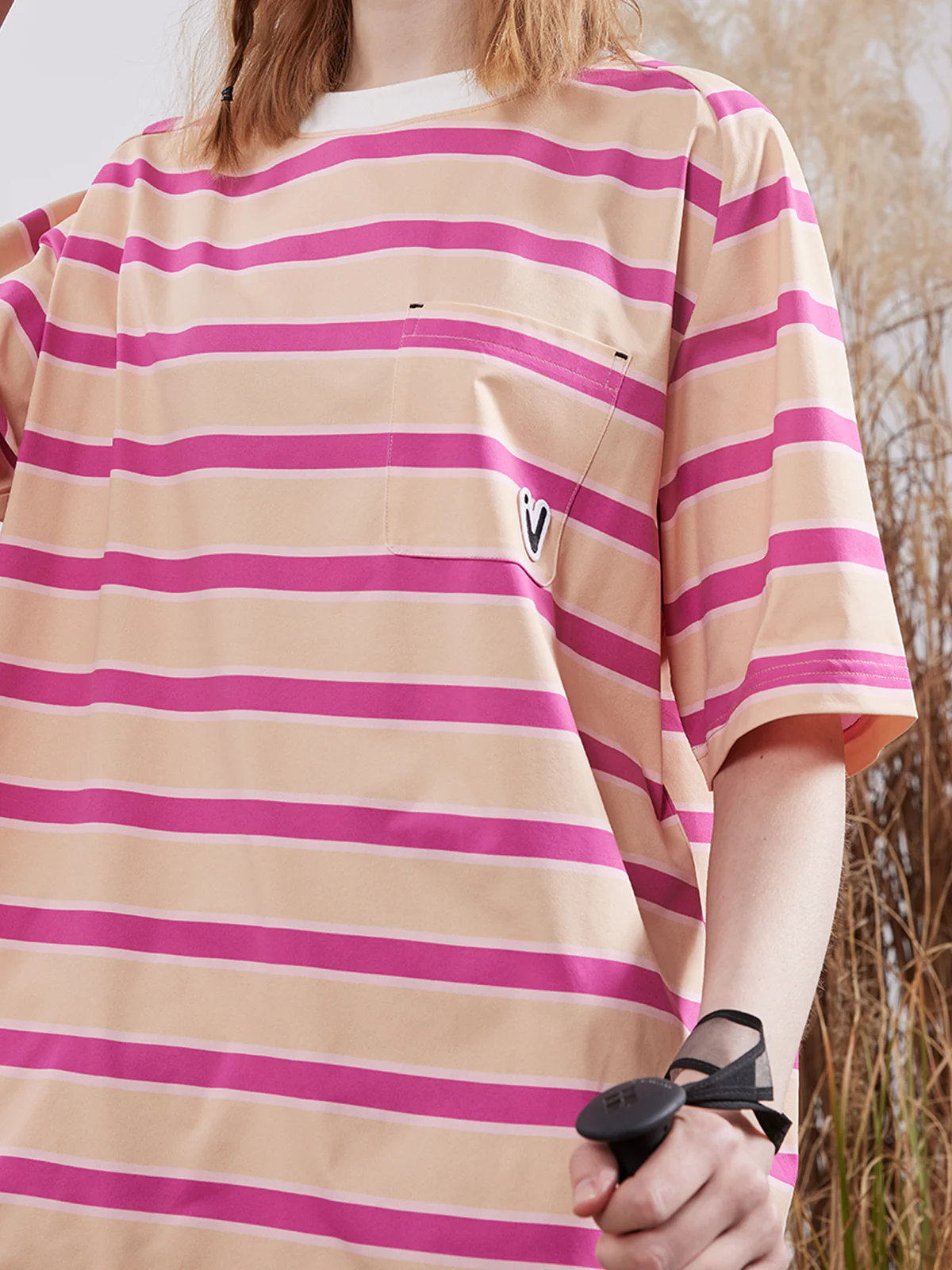 Women's Quick Dry Easy-Care Stripe Tee - Image 23