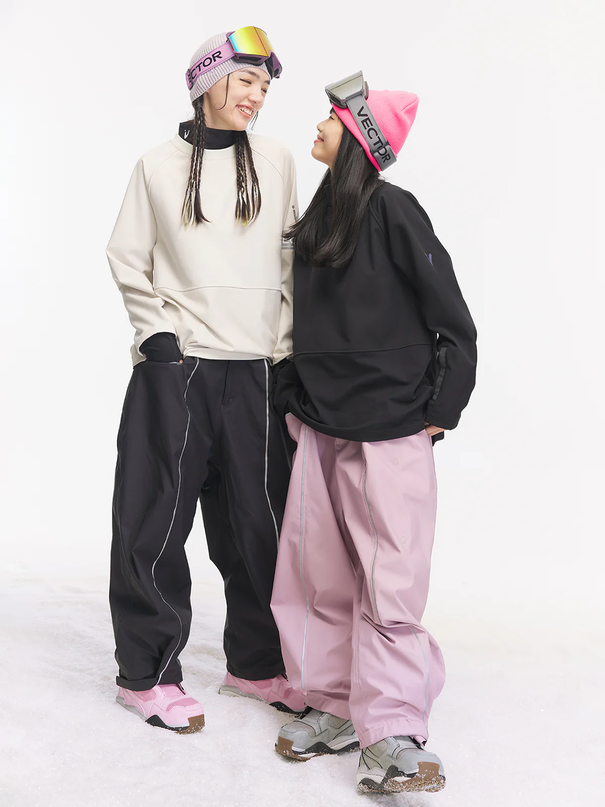 Women's Turtleneck Snow Crew Mid-Layer Sweatshirt - Image 4